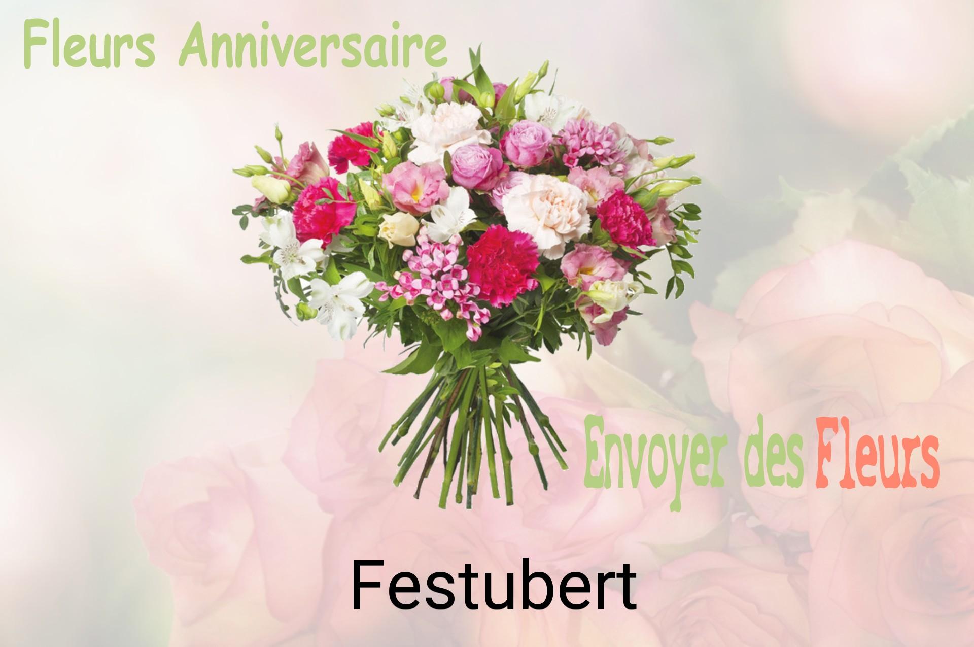 Bouquet de fleurs d’anniversaire livré à Festubert